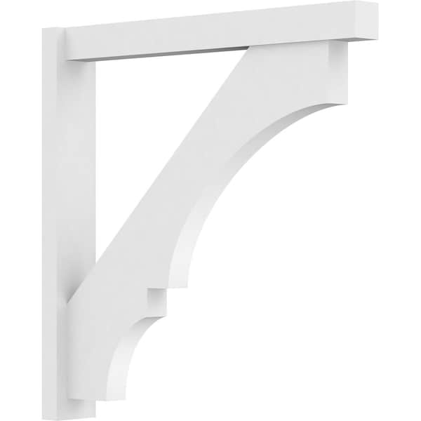 Ekena Millwork Balboa Architectural Grade PVC Outlooker with Block Ends, 5"W X 36"D X 36"H OUTP05X36X36BOA05 - main